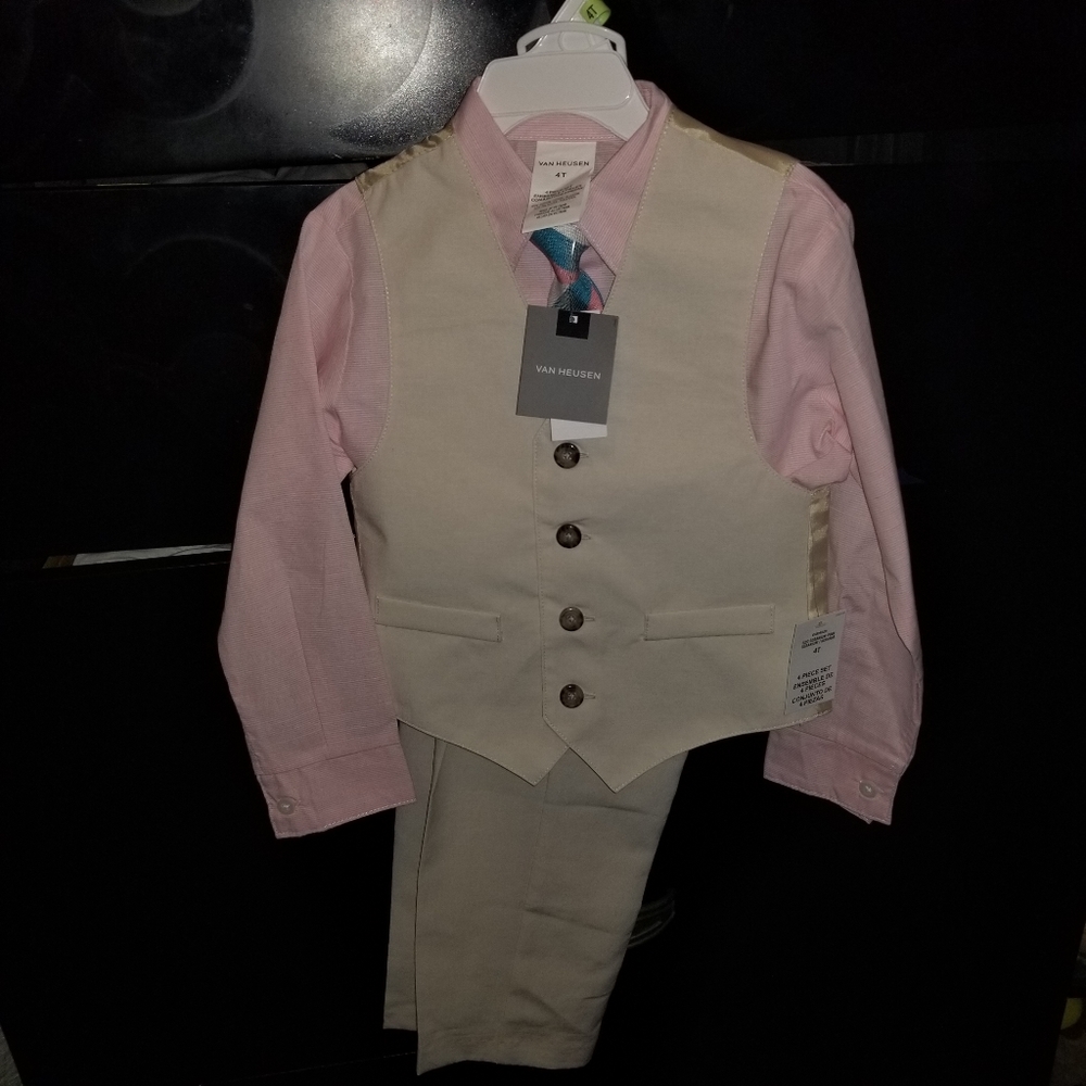 Boys Pantsuits with tie, shirt, pants, and vest!!